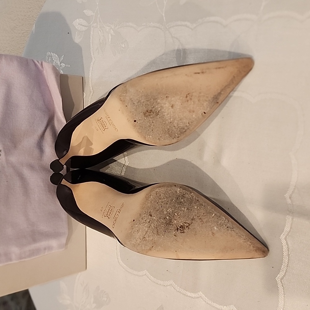 Jimmy Choo Patten Black Heels View 3